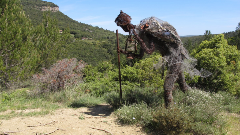 le sentier sculpte de mayronnes