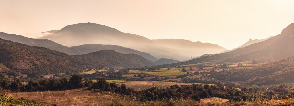 vue sur les vignes dans les corbières ©vincent photographie adt de l aude